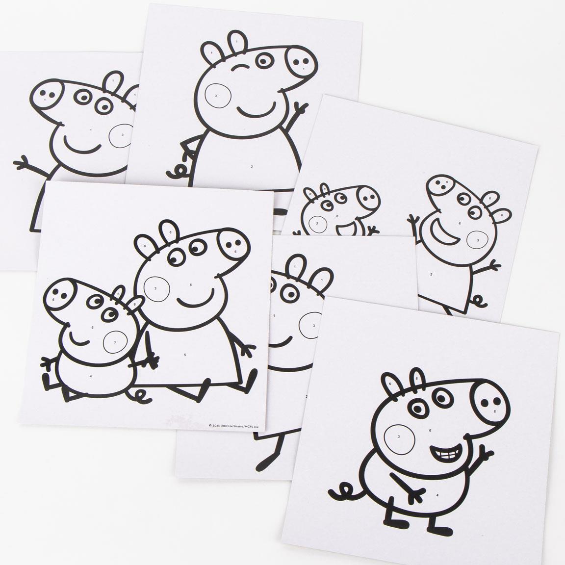SET DE PAPELERÍA COLOREABLE PEPPA PIG - Imagen 3