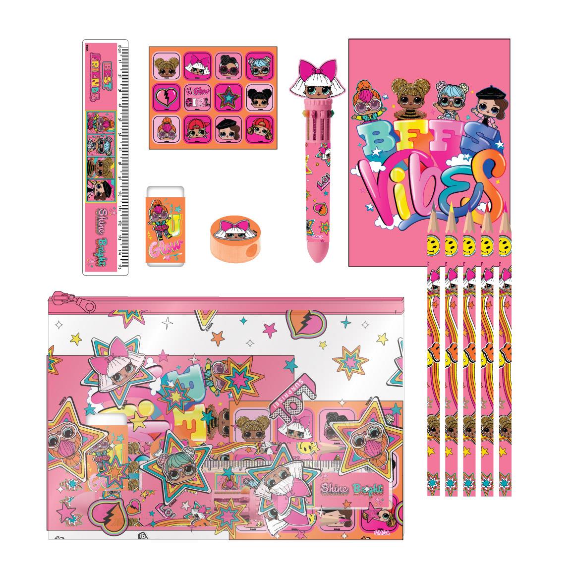 SET PAPELERÍA ESCOLAR EVA LOL - Imagen 1