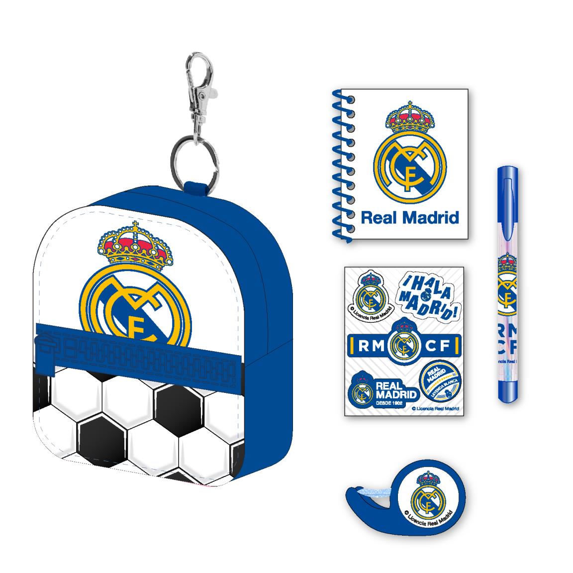 SET DE PAPELERÍA MINIMOCHILA REAL MADRID - Imagen 2