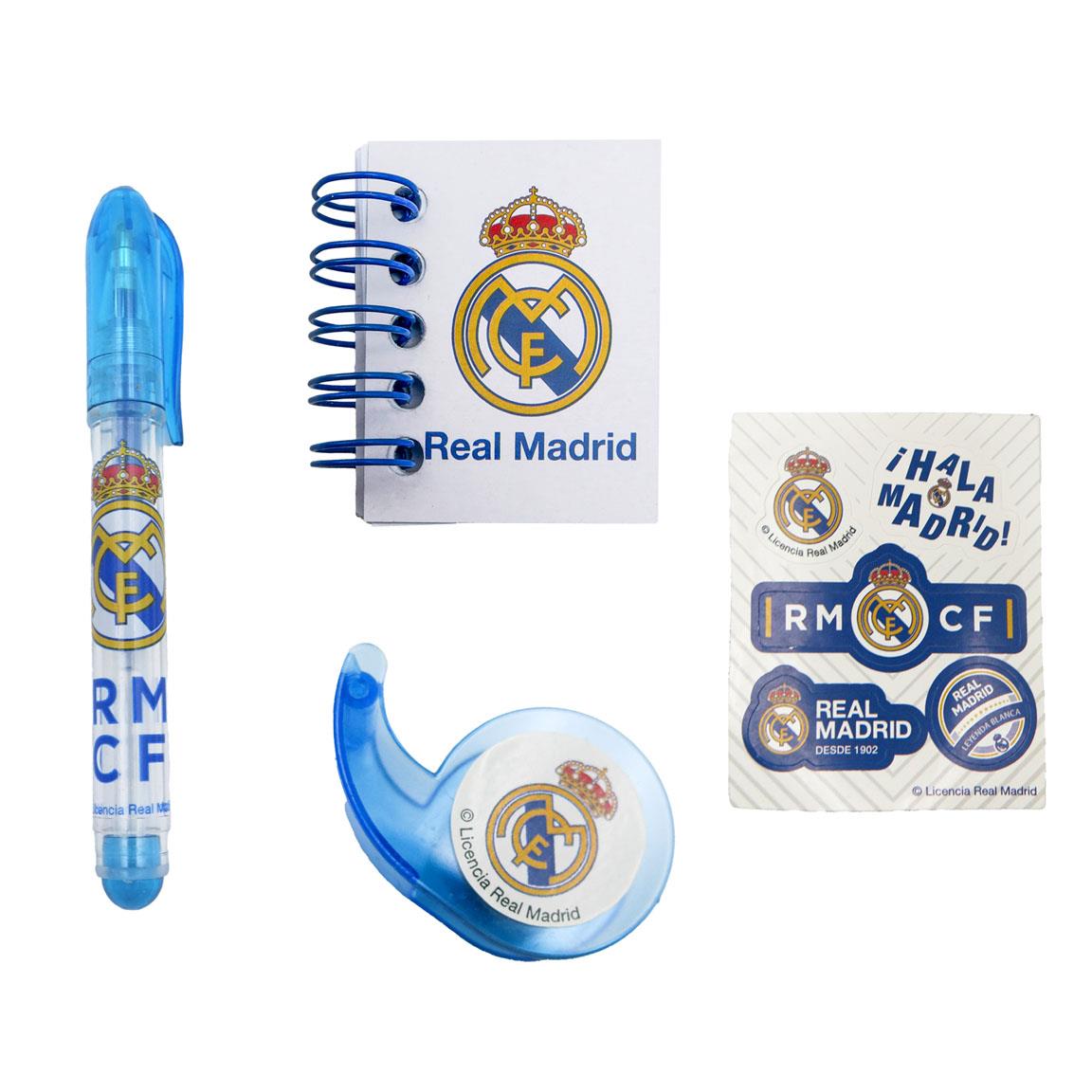 SET DE PAPELERÍA MINIMOCHILA REAL MADRID - Imagen 2