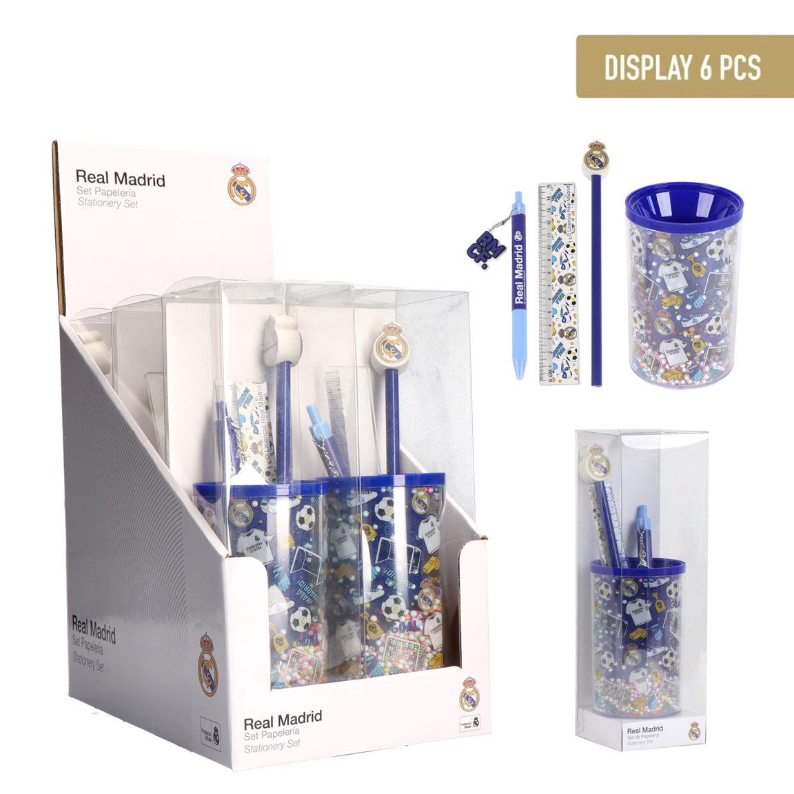 SET DE PAPELERÍA PORTALÁPICES REAL MADRID - Imagen 1