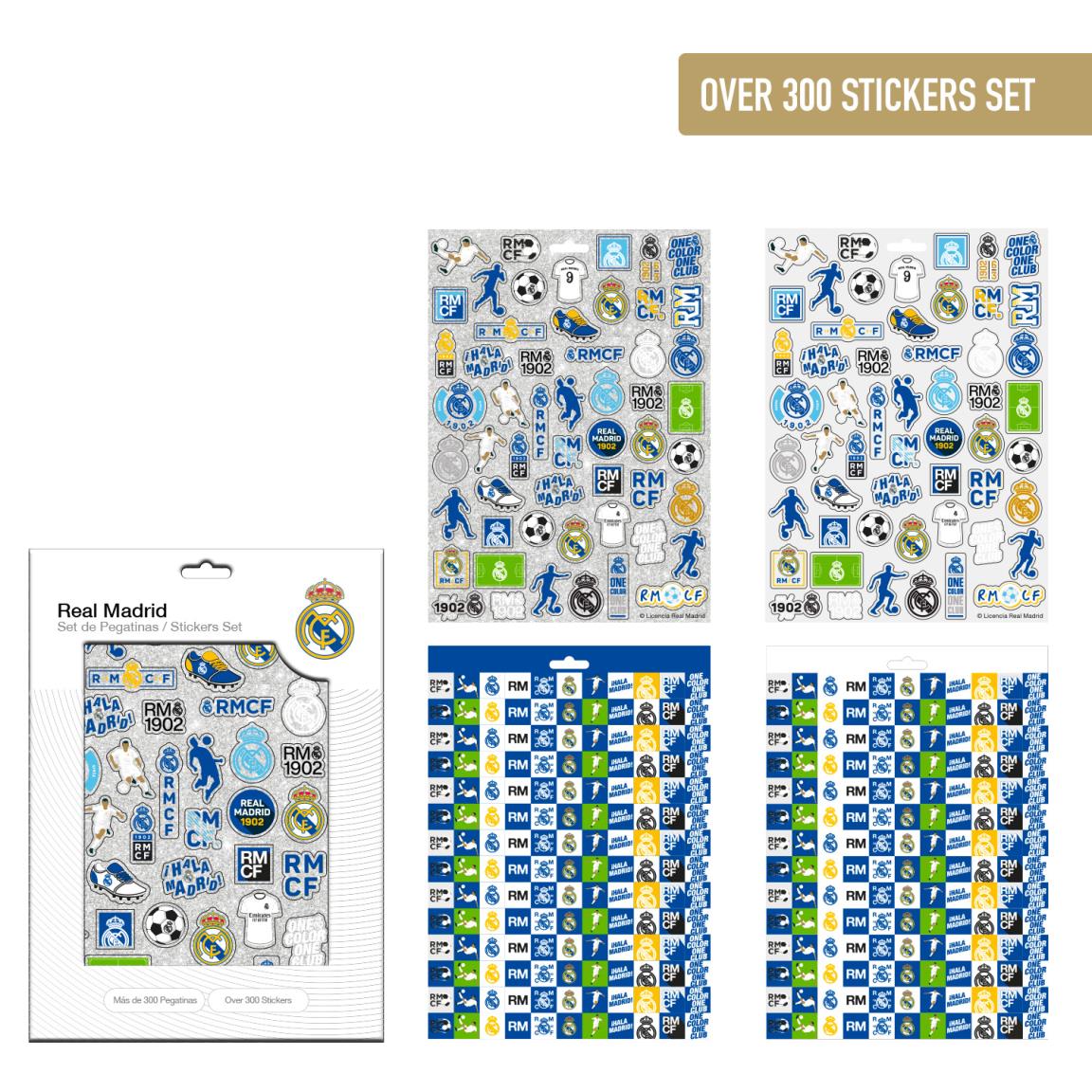 PACK PEGATINAS REAL MADRID - Imagen 1