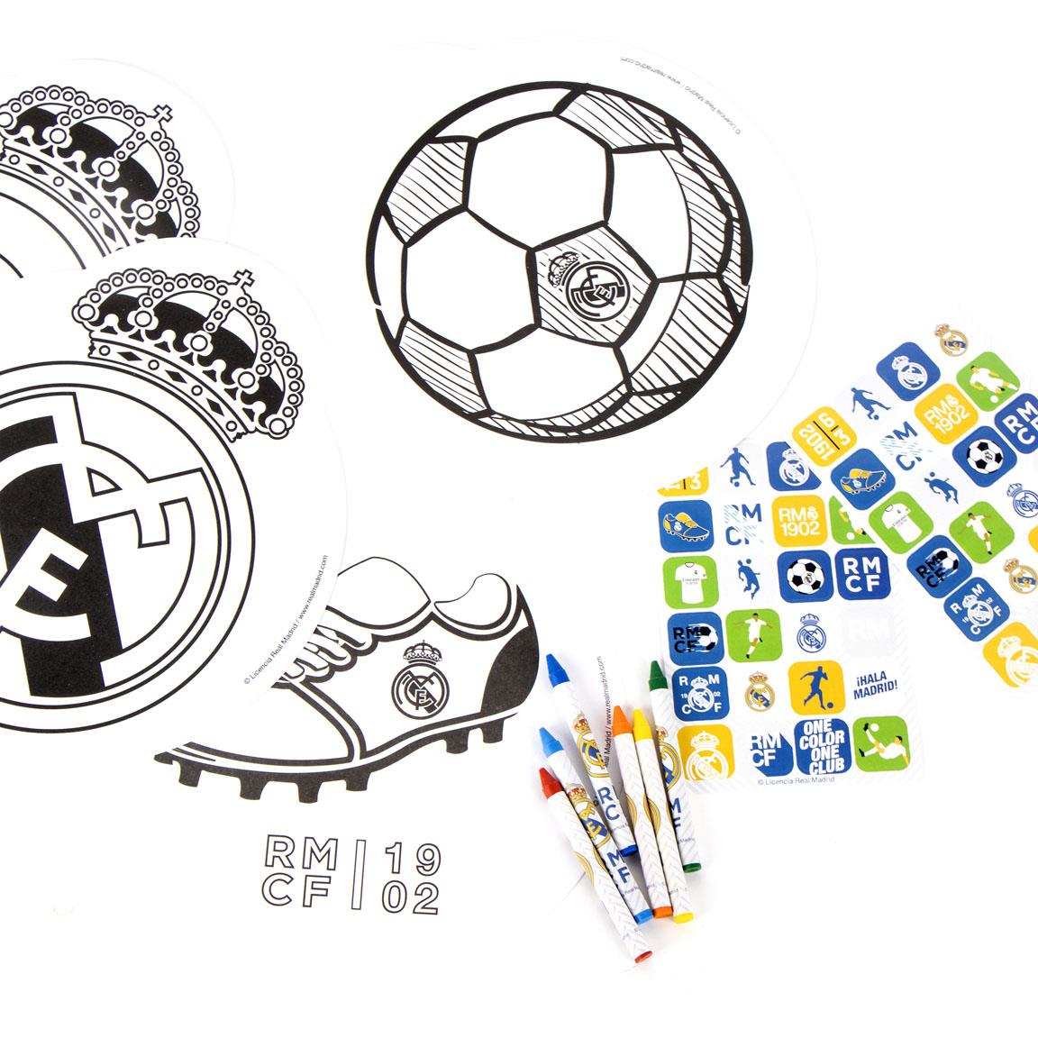 ALBUM ACTIVIDADES COLOREABLE REAL MADRID - Imagen 2