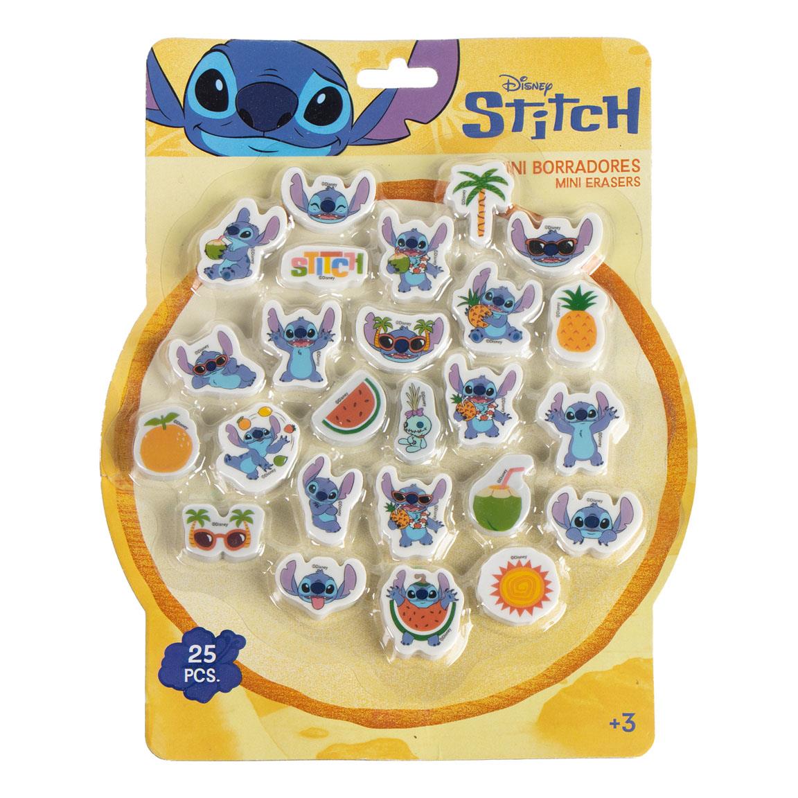 GOMA DE BORRAR PACK x25 STITCH - Imagen 1