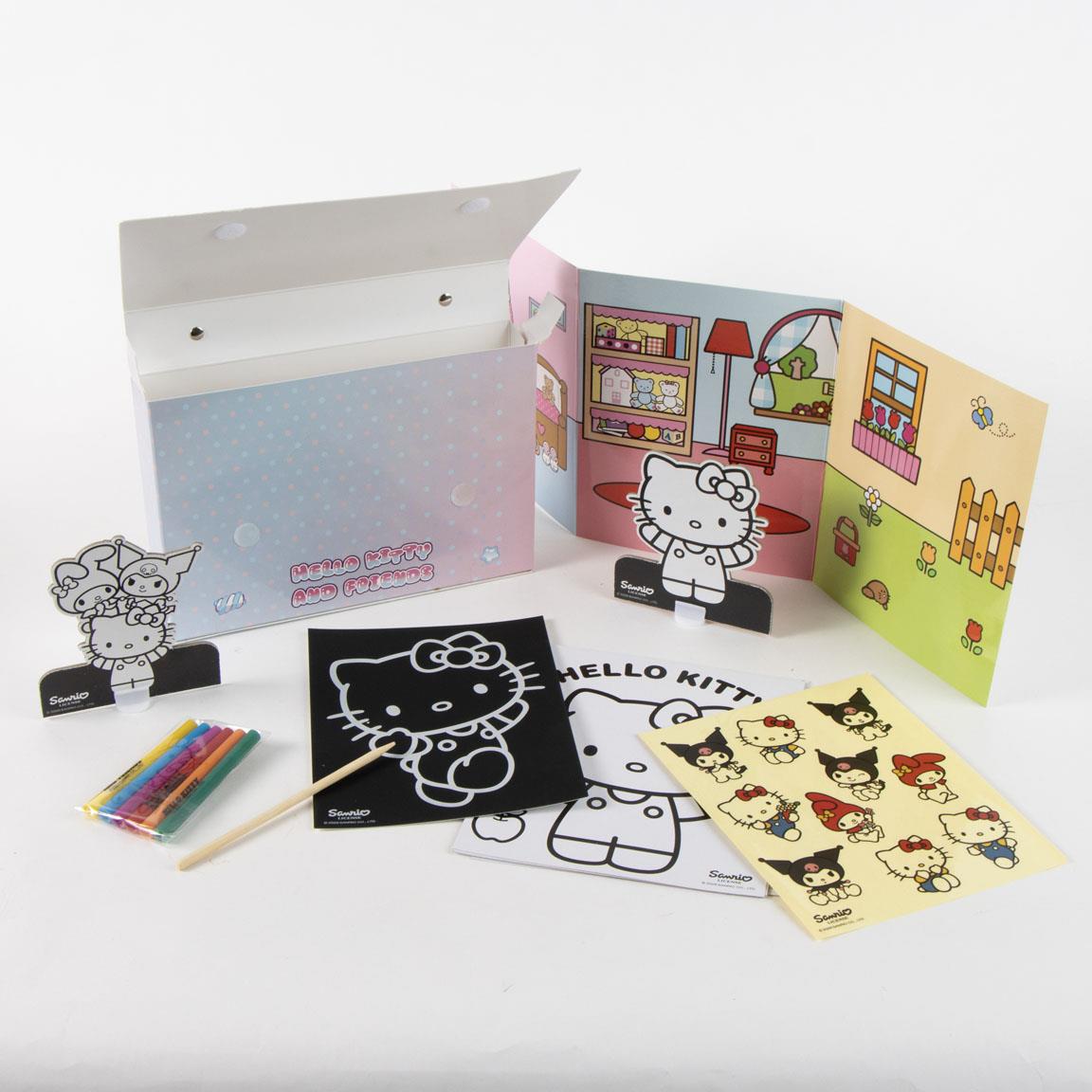 SET COLOREABLE BOLSO HELLO KITTY