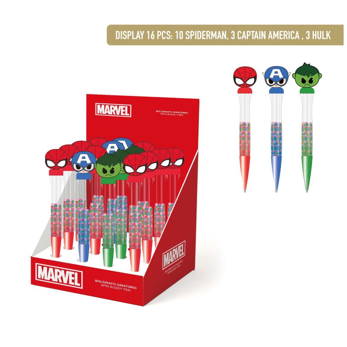 BOLIGRAFO GIRATORIO MARVEL