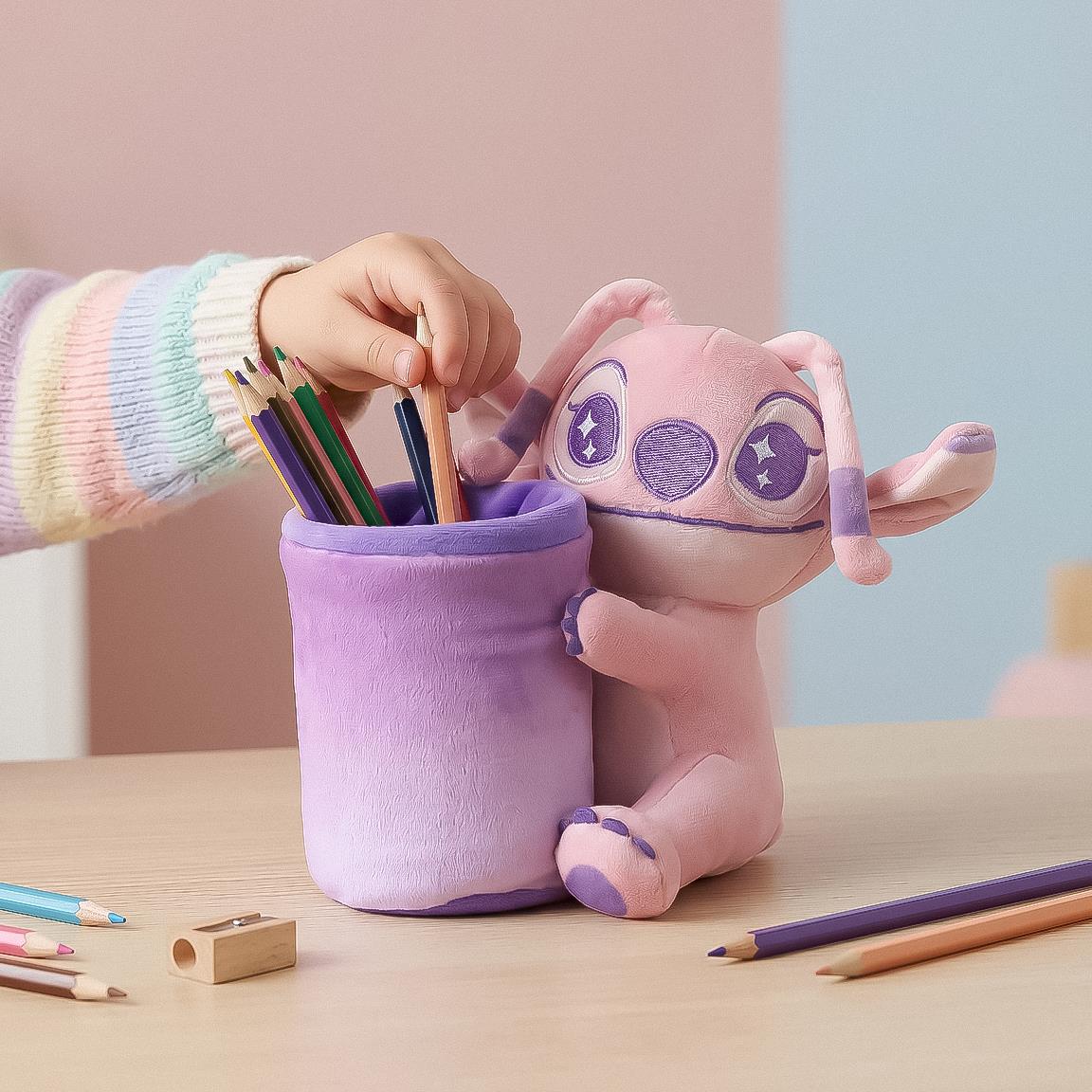 PORTALAPICES PELUCHE STITCH ANGEL