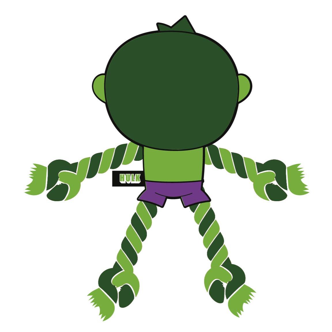 JUGUETE PARA PERRO CUERDA AVENGERS HULK - Imagen 3
