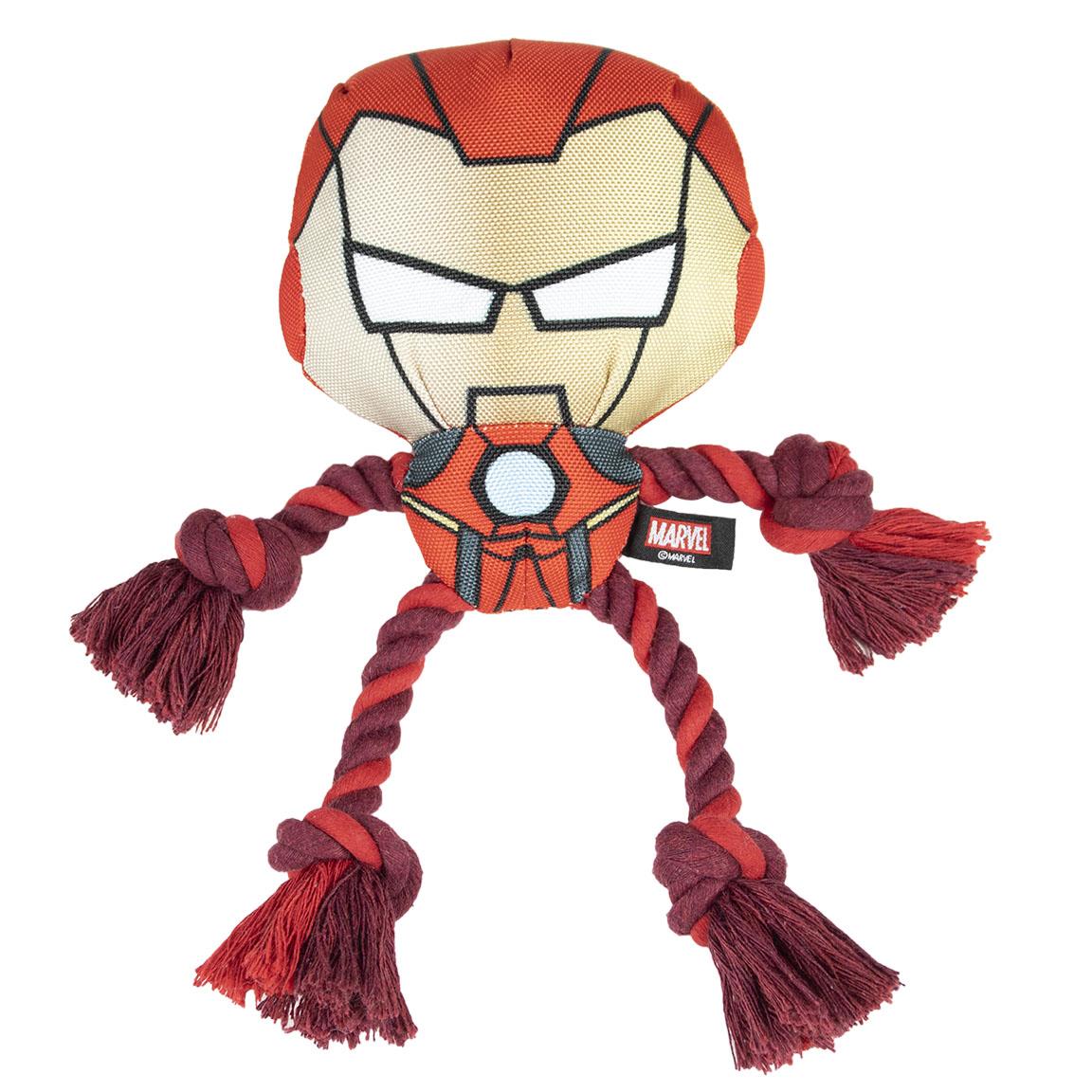 JUGUETE PARA PERRO CUERDA AVENGERS IRON MAN - Imagen 1