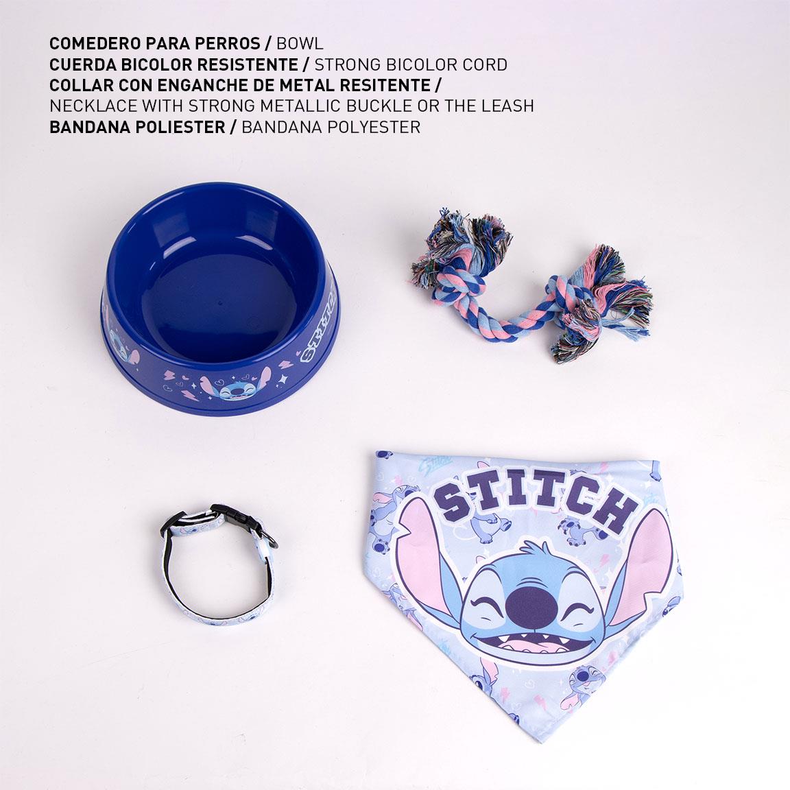 SET PARA MASCOTAS BIENVENIDA STITCH - Imagen 2