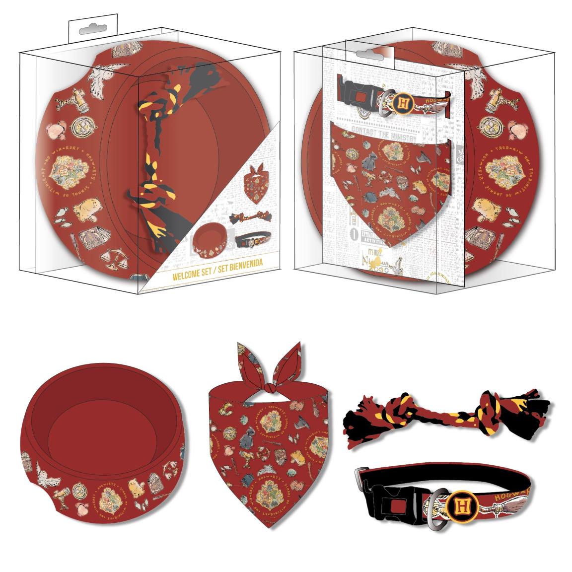 SET PARA MASCOTAS BIENVENIDA HARRY POTTER - Imagen 1