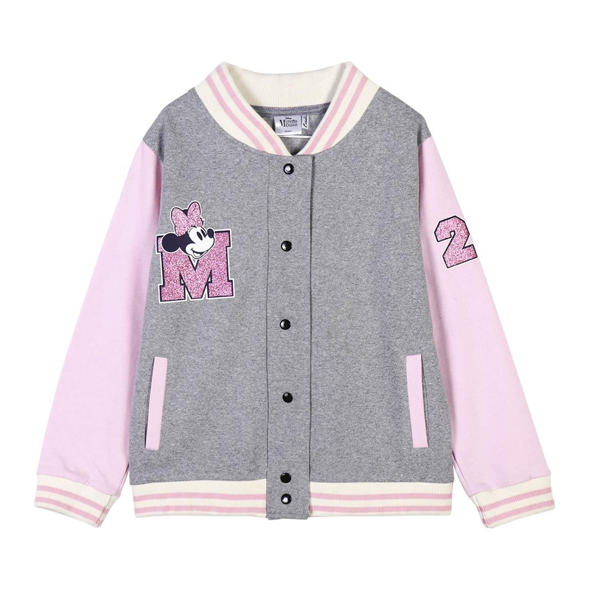 SUDADERA CON CREMALLERA COTTON BRUSHED MINNIE - Imagen 1