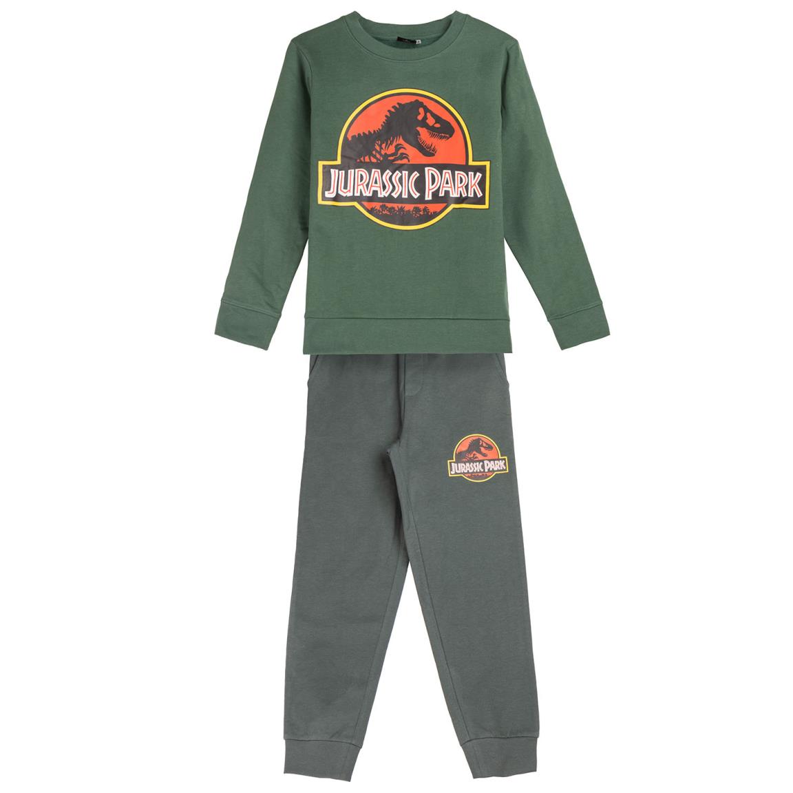 CHANDAL COTTON BRUSHED 2 PIEZAS JURASSIC PARK - Imagen 1