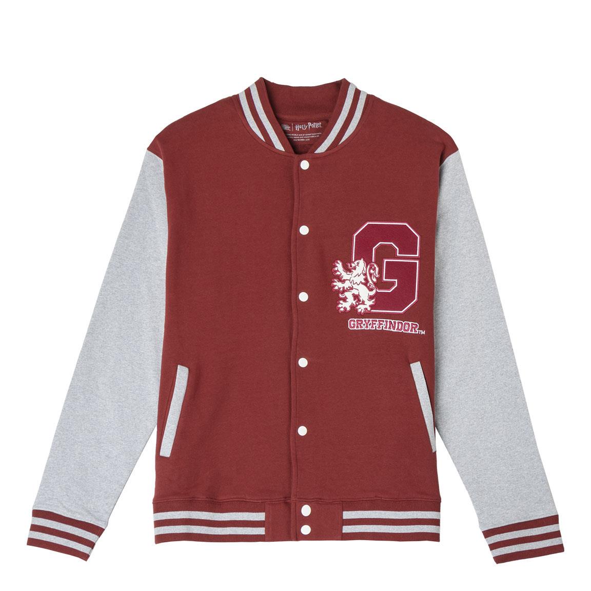 SUDADERA CON CREMALLERA COTTON BRUSHED HARRY POTTER GRYFFINDOR - Imagen 1
