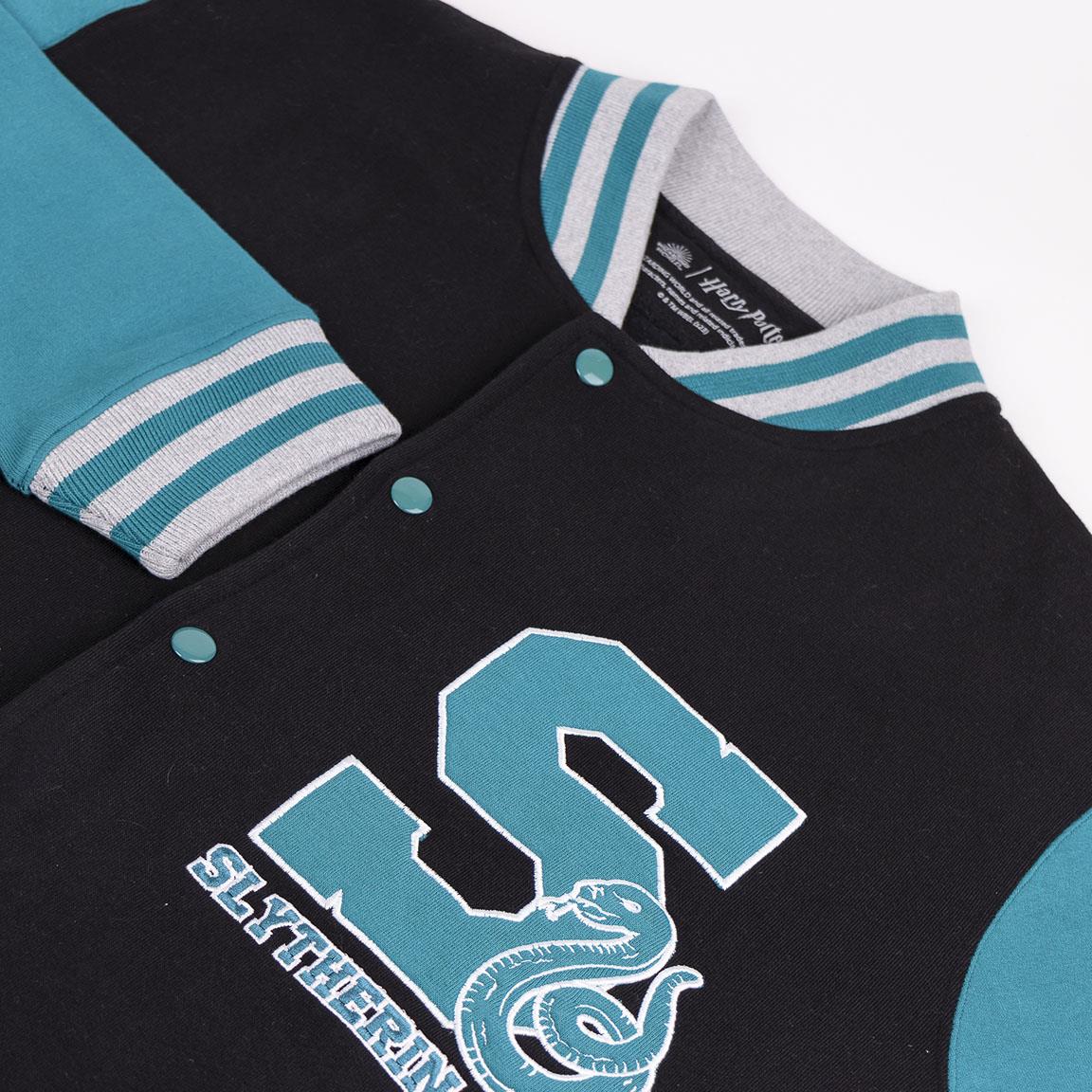 SUDADERA CON CREMALLERA COTTON BRUSHED HARRY POTTER SLYTHERIN - Imagen 3