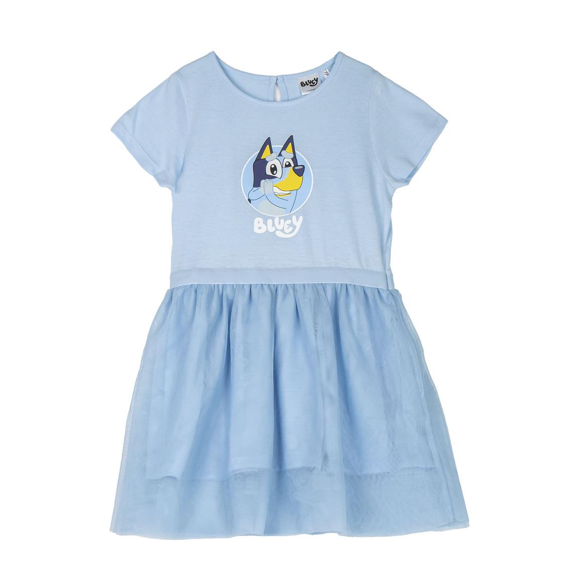 VESTIDO SINGLE JERSEY FANTASIA BLUEY - Imagen 1