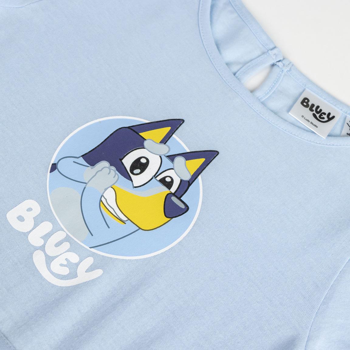 VESTIDO SINGLE JERSEY FANTASIA BLUEY - Imagen 3