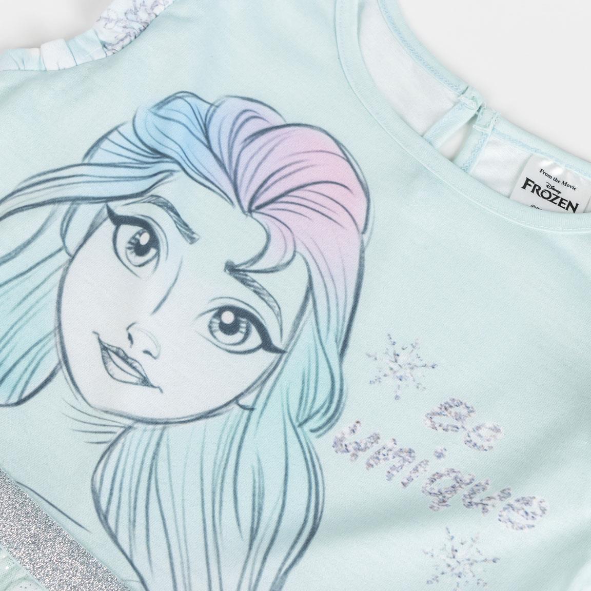 VESTIDO SINGLE JERSEY FANTASIA FROZEN - Imagen 3