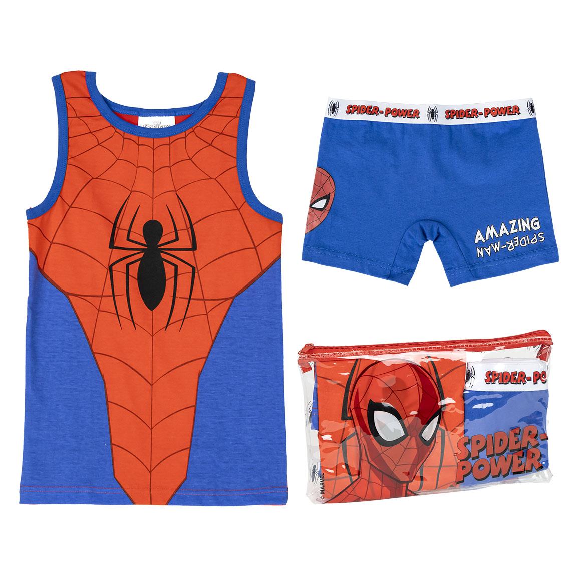 PIJAMA TIRANTES SINGLE JERSEY NECESER SPIDERMAN - Imagen 1