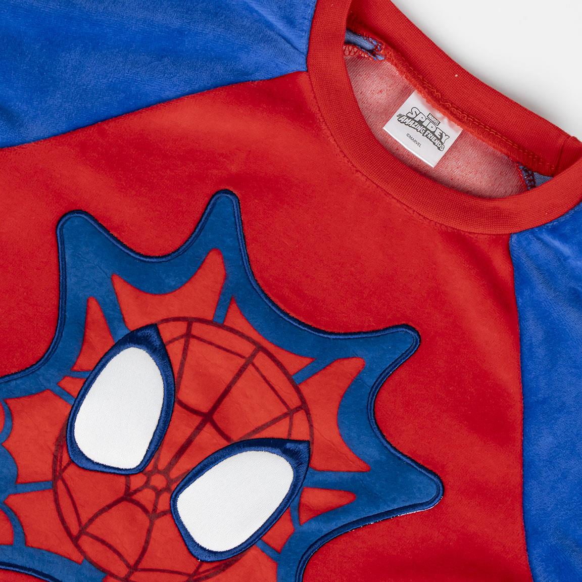 PIJAMA LARGO CORAL FLEECE APLICACIONES SPIDEY - Imagen 3