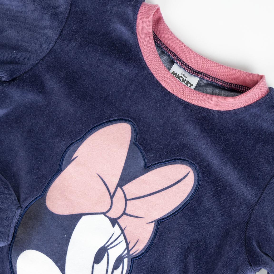 PIJAMA LARGO CORAL FLEECE APLICACIONES MINNIE - Imagen 3