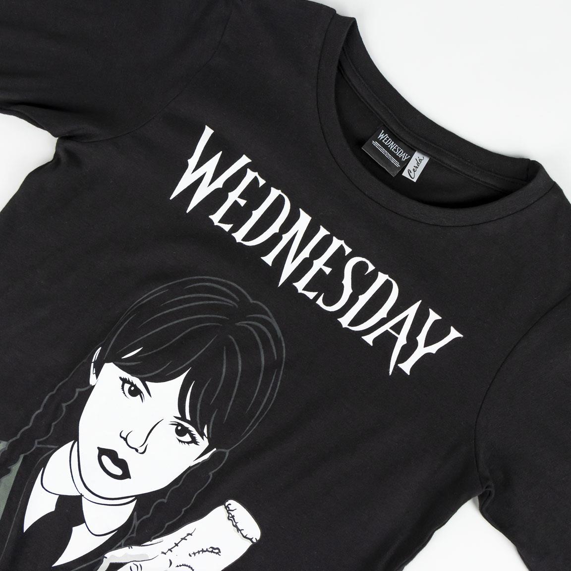 PIJAMA LARGO SINGLE JERSEY WEDNESDAY - Imagen 3