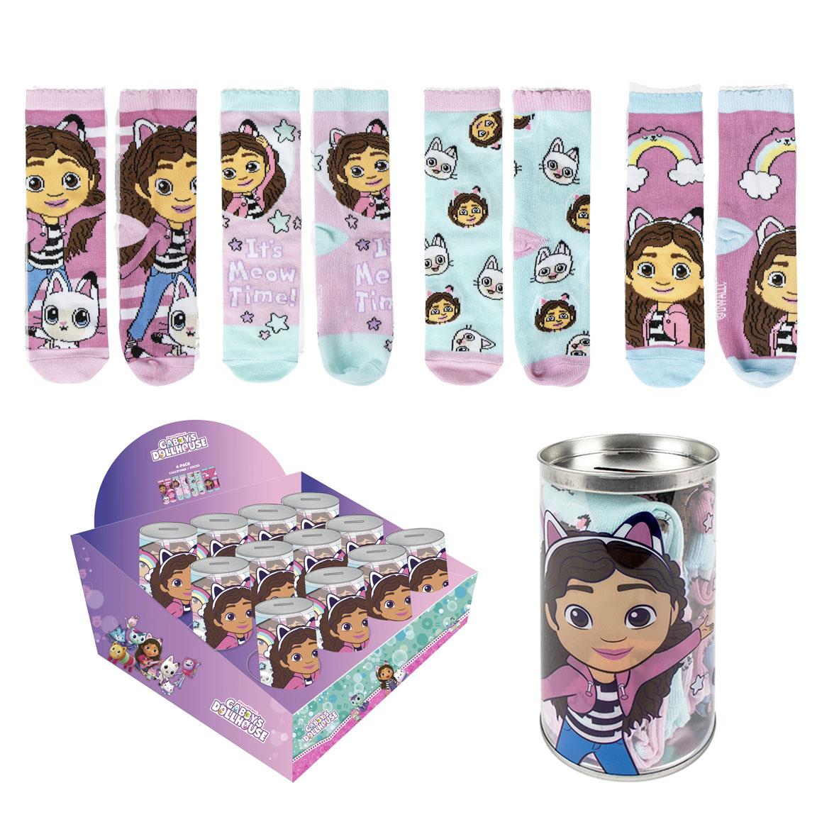 PACK CALCETINES 4 PIEZAS GABBY´S DOLLHOUSE - Imagen 1