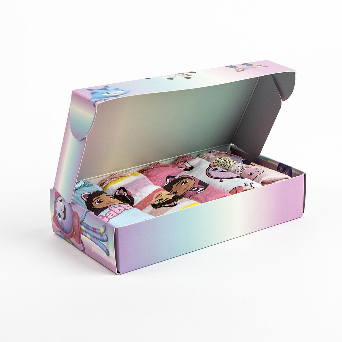 PACK BRAGUITAS SINGLE JERSEY 5 PIEZAS GABBY´S DOLLHOUSE - Imagen 2
