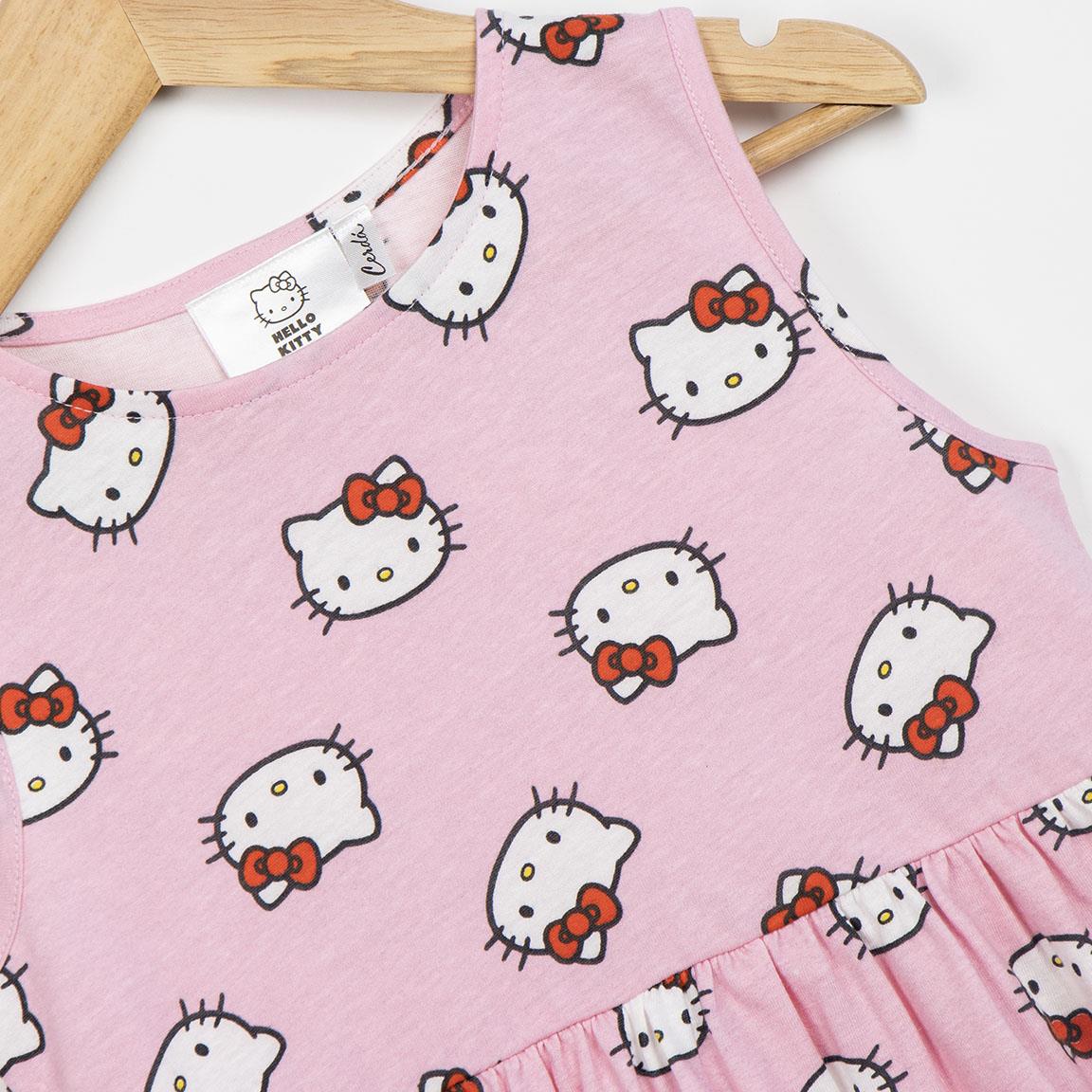 VESTIDO SINGLE JERSEY HELLO KITTY - Imagen 3