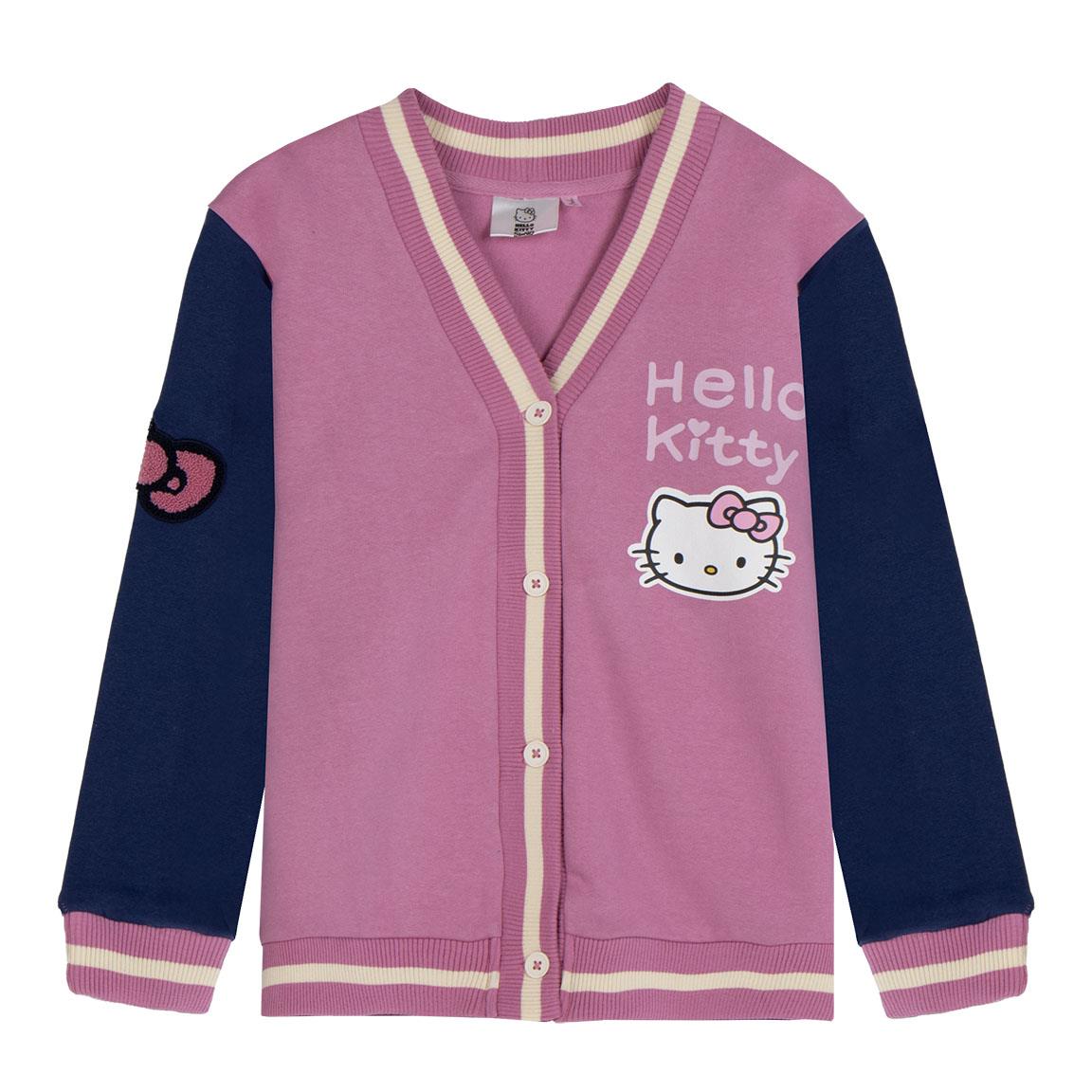 CHAQUETA COTTON BRUSHED BASEBALL HELLO KITTY - Imagen 1