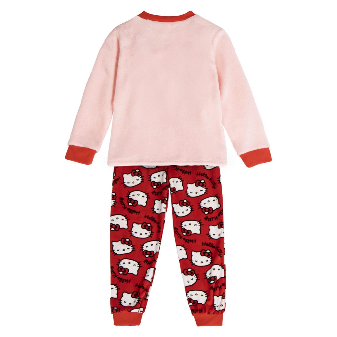 PIJAMA LARGO CORAL FLEECE APLICACIONES HELLO KITTY - Imagen 2