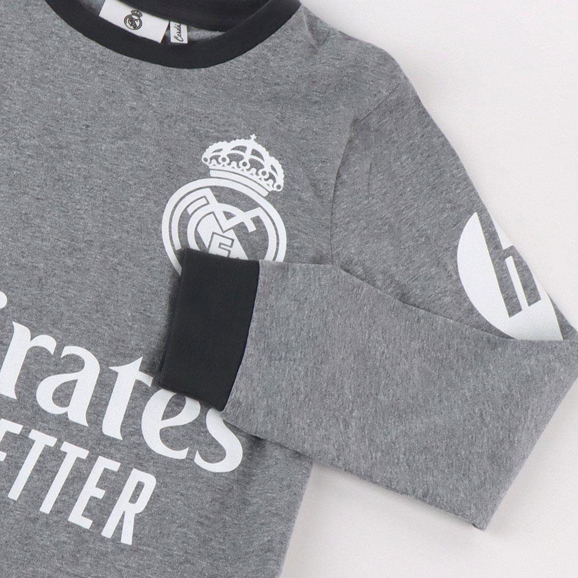 PIJAMA LARGO SINGLE JERSEY REAL MADRID - Imagen 3