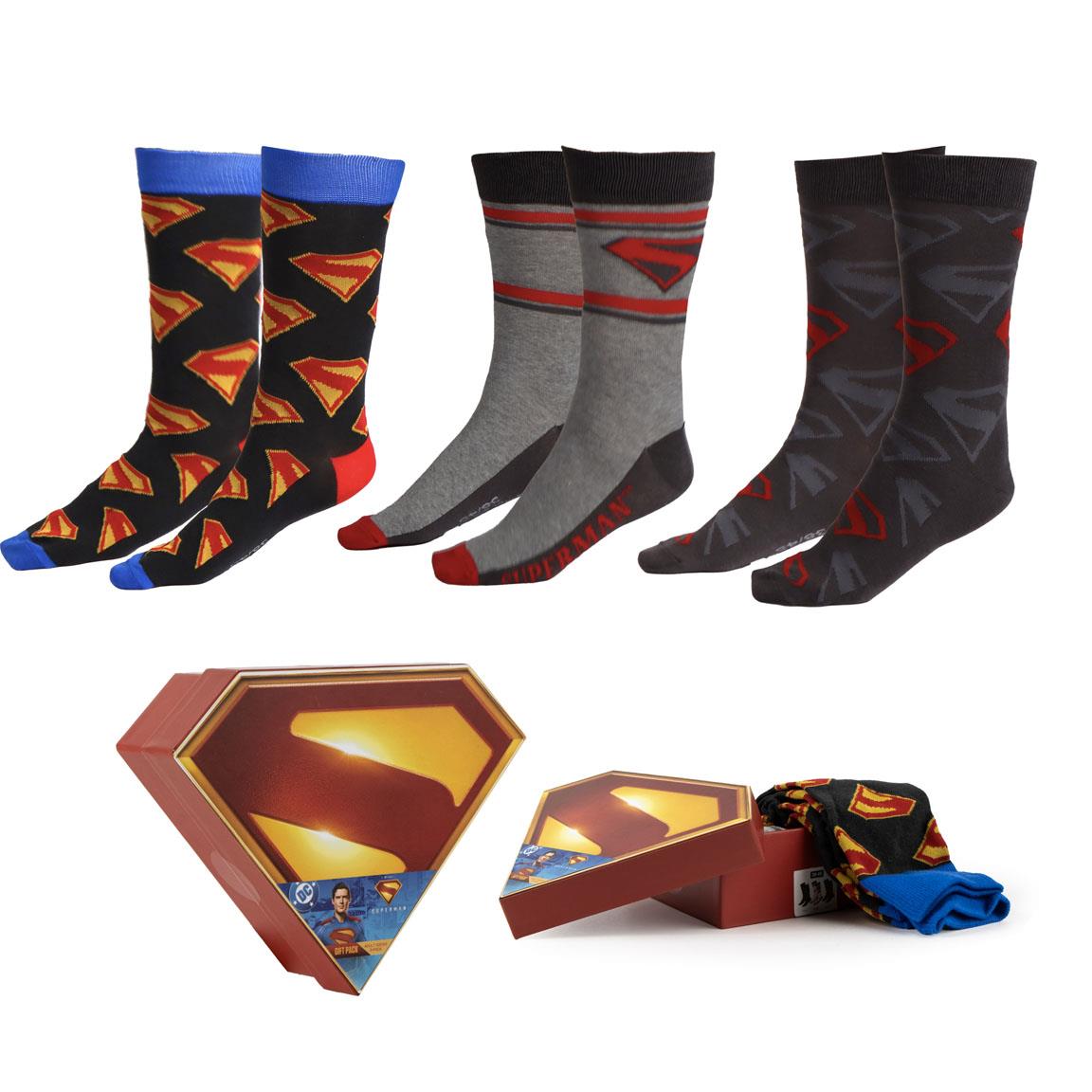 PACK CALCETINES 3 PIEZAS SUPERMAN - Imagen 1