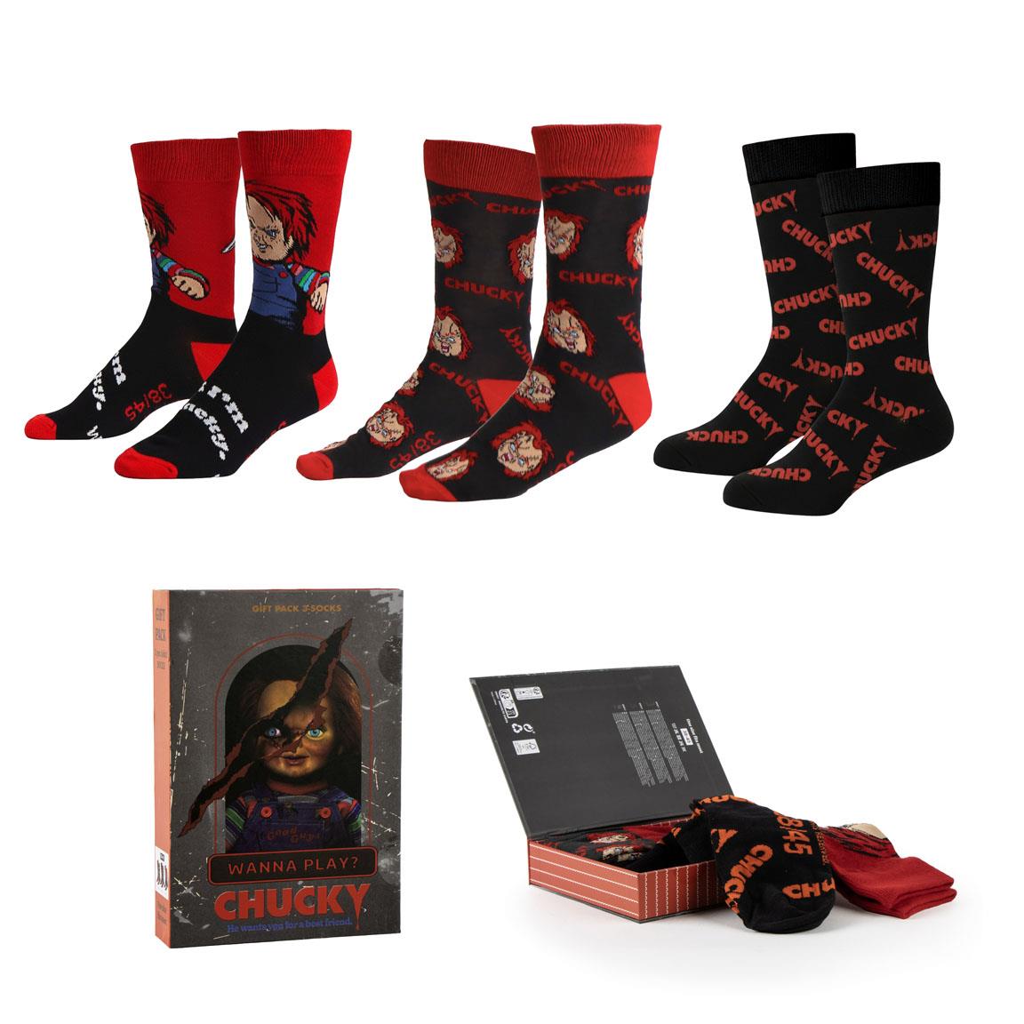 PACK CALCETINES 3 PIEZAS CHUCKY - Imagen 1