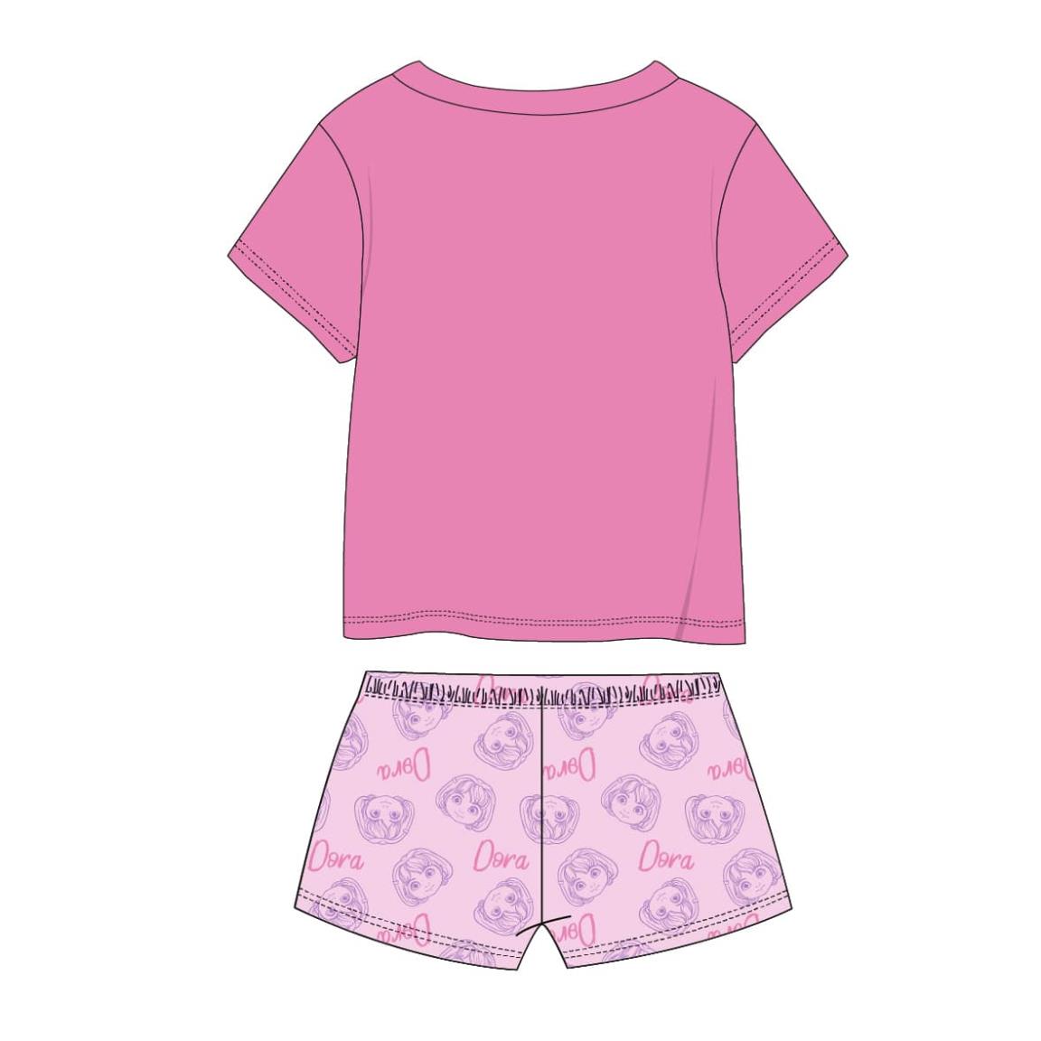 PIJAMA CORTO SINGLE JERSEY DORA LA EXPLORADORA