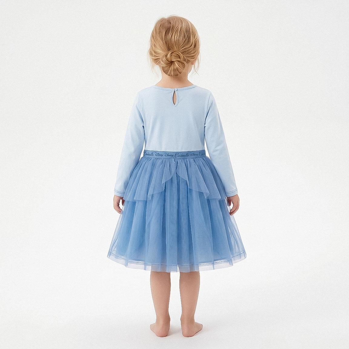 VESTIDO SINGLE JERSEY FANTASIA PRINCESS CENICIENTA