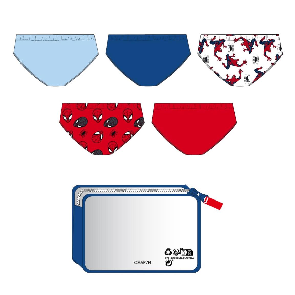 PACK CALZONCILLOS SINGLE JERSEY NECESER SPIDERMAN