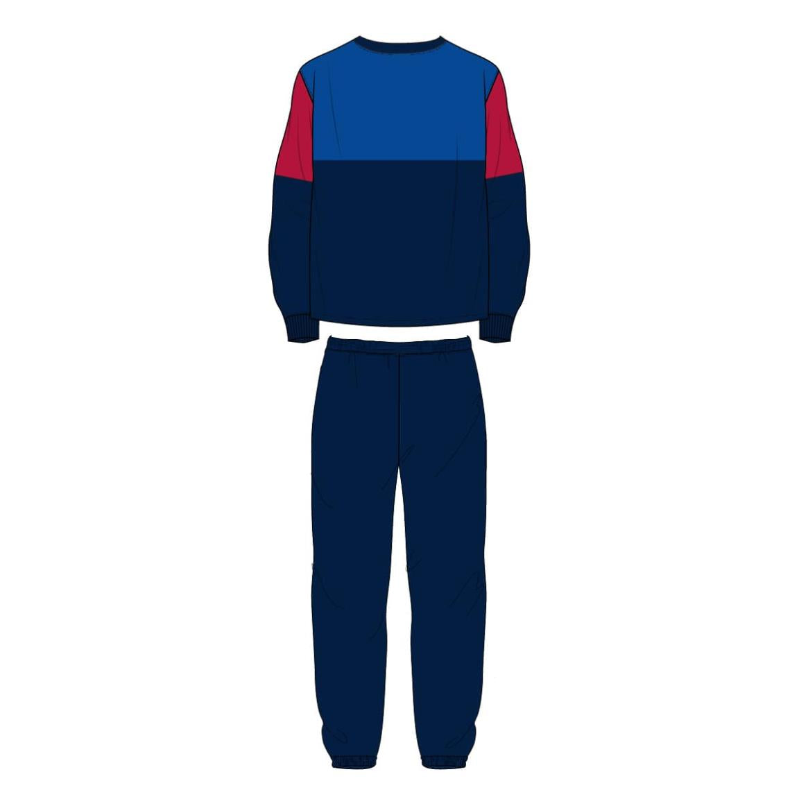 PIJAMA LARGO SINGLE JERSEY FC BARCELONA