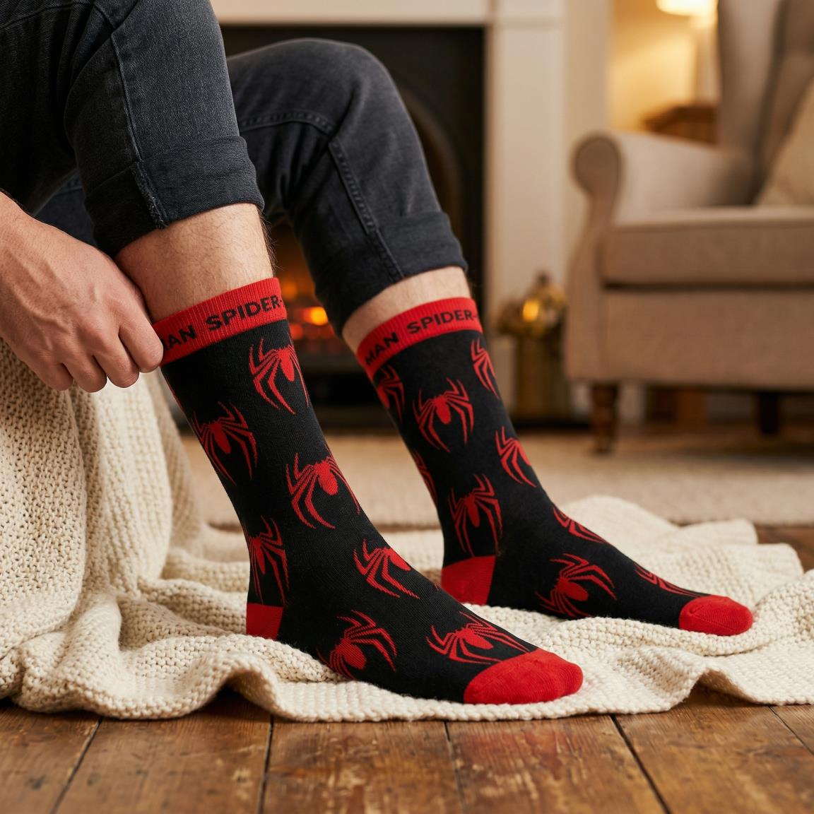 CALCETINES SPIDERMAN