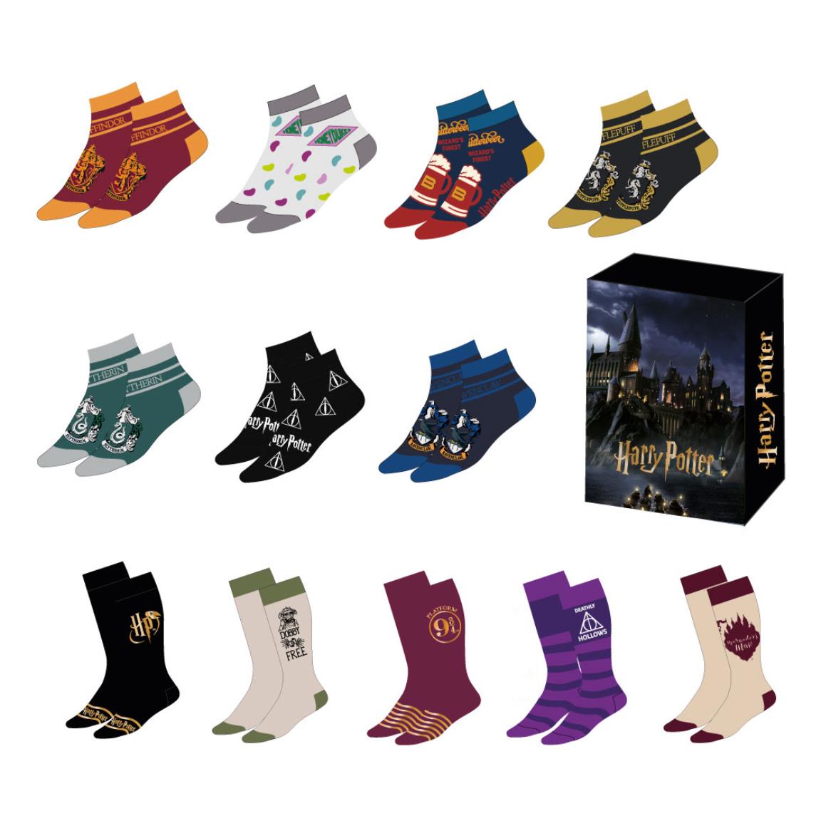 CALCETINES CALENDARIO ADVIENTO HARRY POTTER