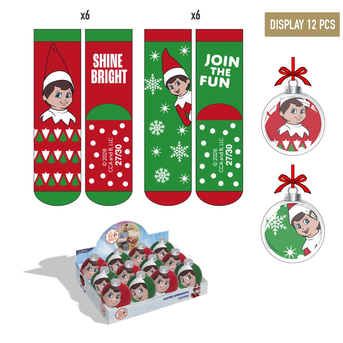 CALCETIN ANTIDESLIZANTE COZY THE ELF