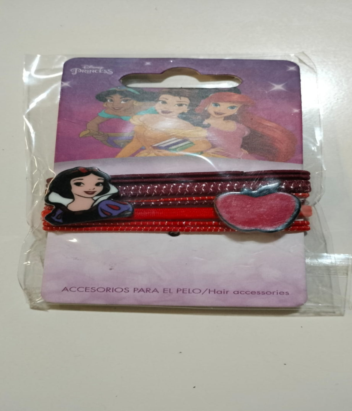 ACCESORIOS PELO ELASTICO 8 PIEZAS PRINCESAS