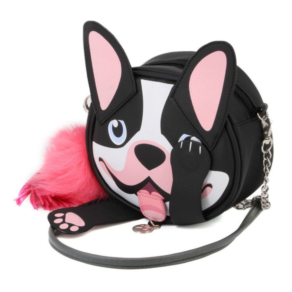 BOLSO REDONDO SHY BULLDOG 18x15x7CM