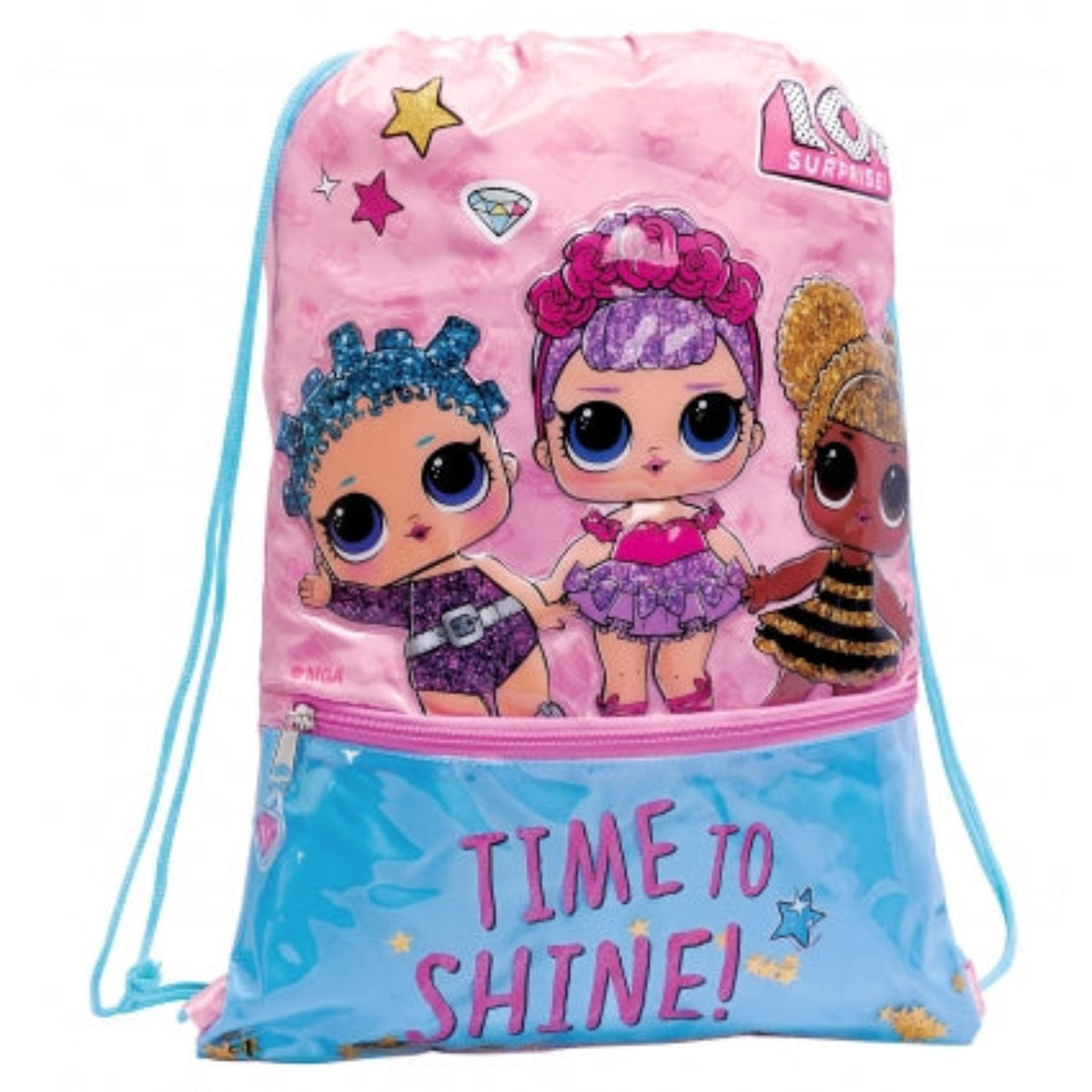 LOL TIME TO SHINE ZIPPERED BAG 44CM