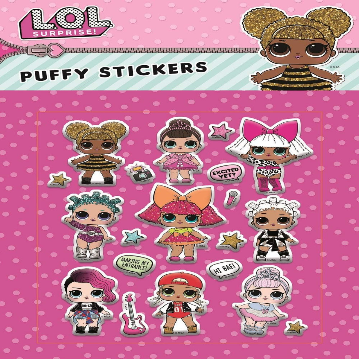 LOL SURPRISE SET CON STICKERS ALCOCHADOS