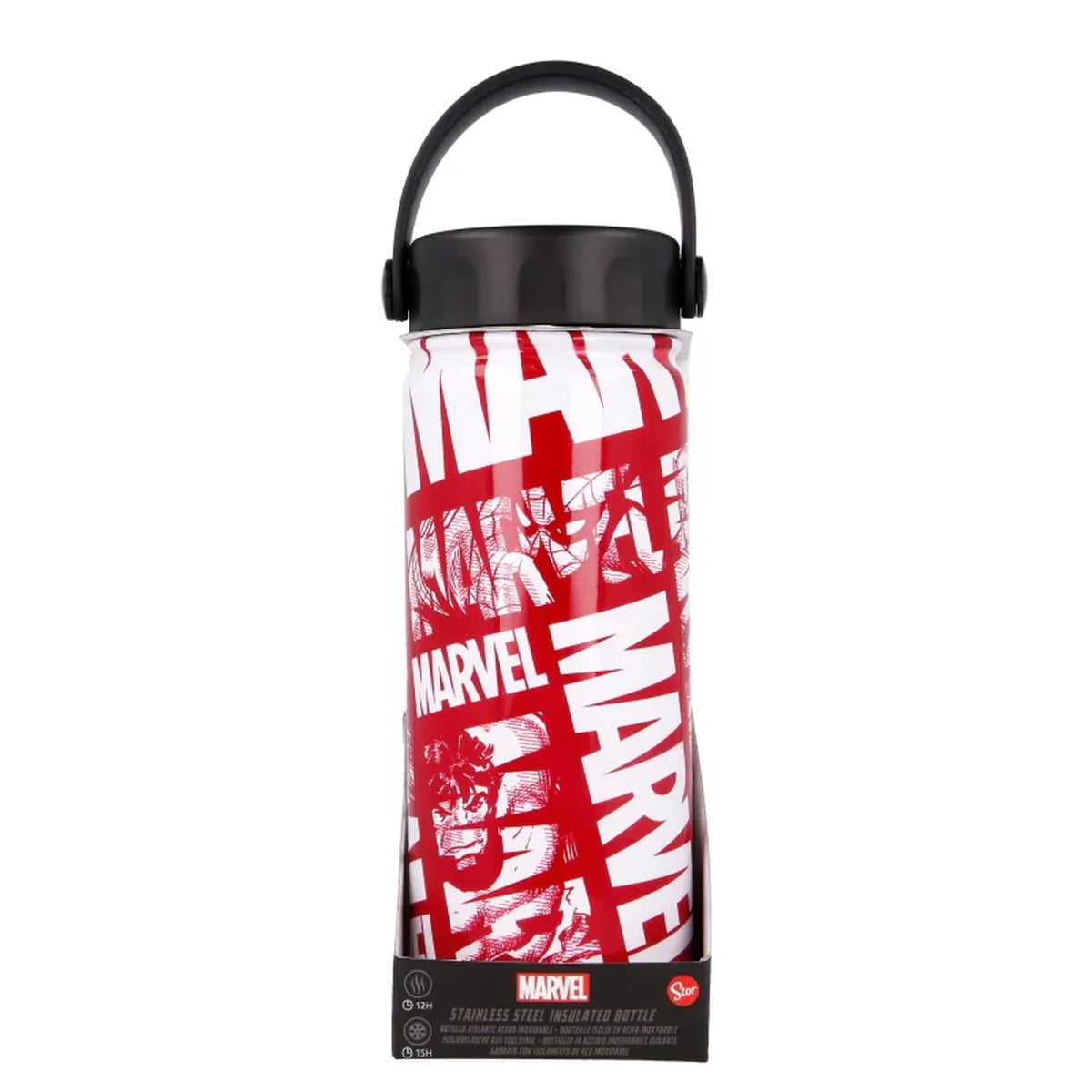 BOTELLA ACERO INOX TERMO 530 ML MARVEL