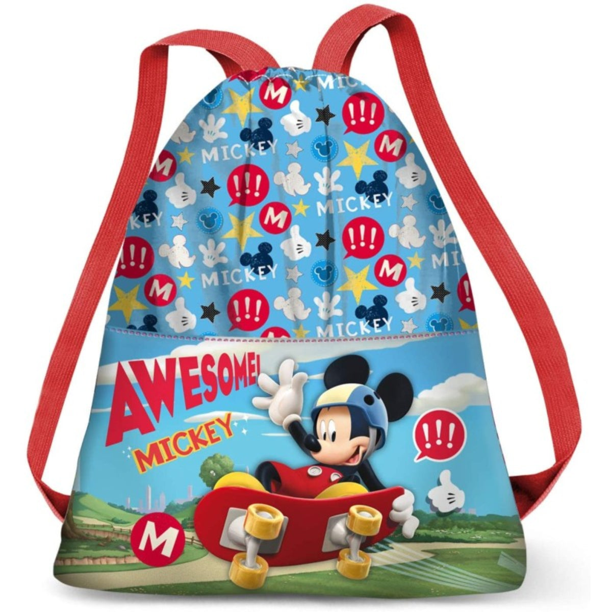 MICKEY SKATER DISNEY CHILDREN'S BACKPACK SACK 41x35x1