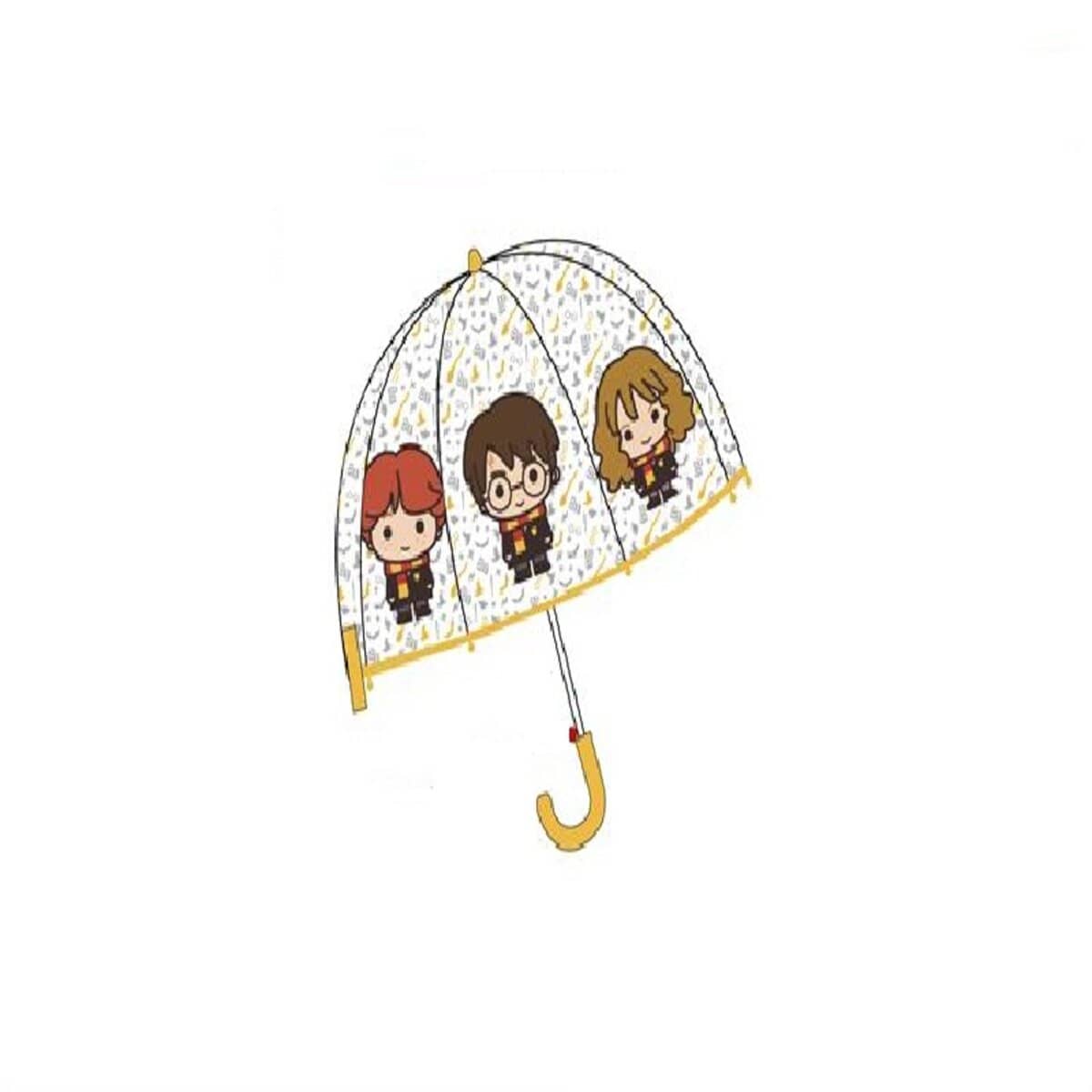 PARAGUAS AUTOMATICO TRANSPARENTE HARRY POTTER