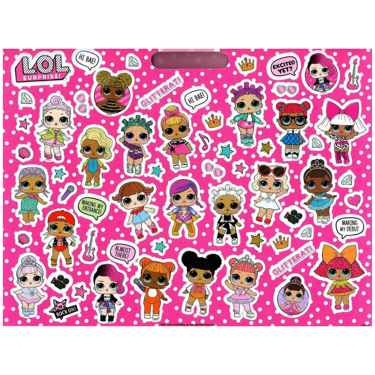 ART BOOK SET + 50 STICKERS LOL SU STICKERS