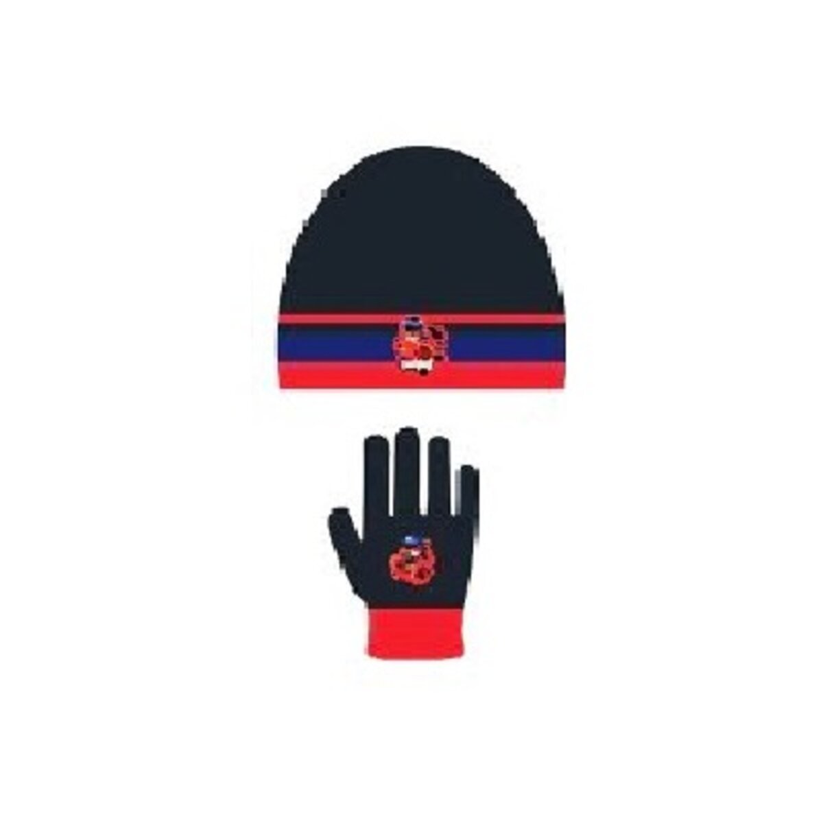SET GORRO Y GUANTES SURTIDO LADYBUG 100% COTTON